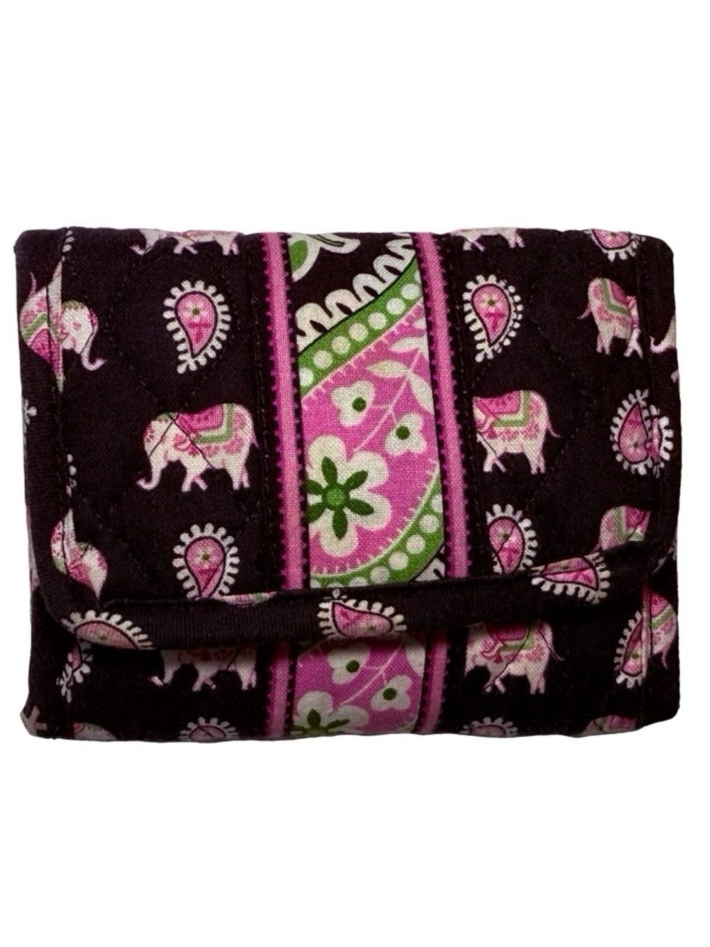 Vera Bradley Wallet ~ Pink Elephants